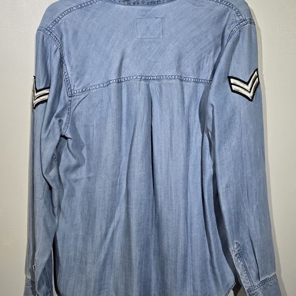 Jean shirt with patches from Nordstrom - Picture 2 of 5